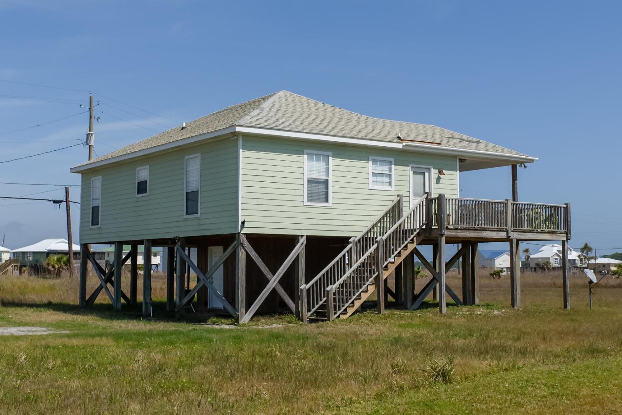 Sea View Cottage - 110 Ponce De Leon Home Dauphin Island Dış mekan fotoğraf